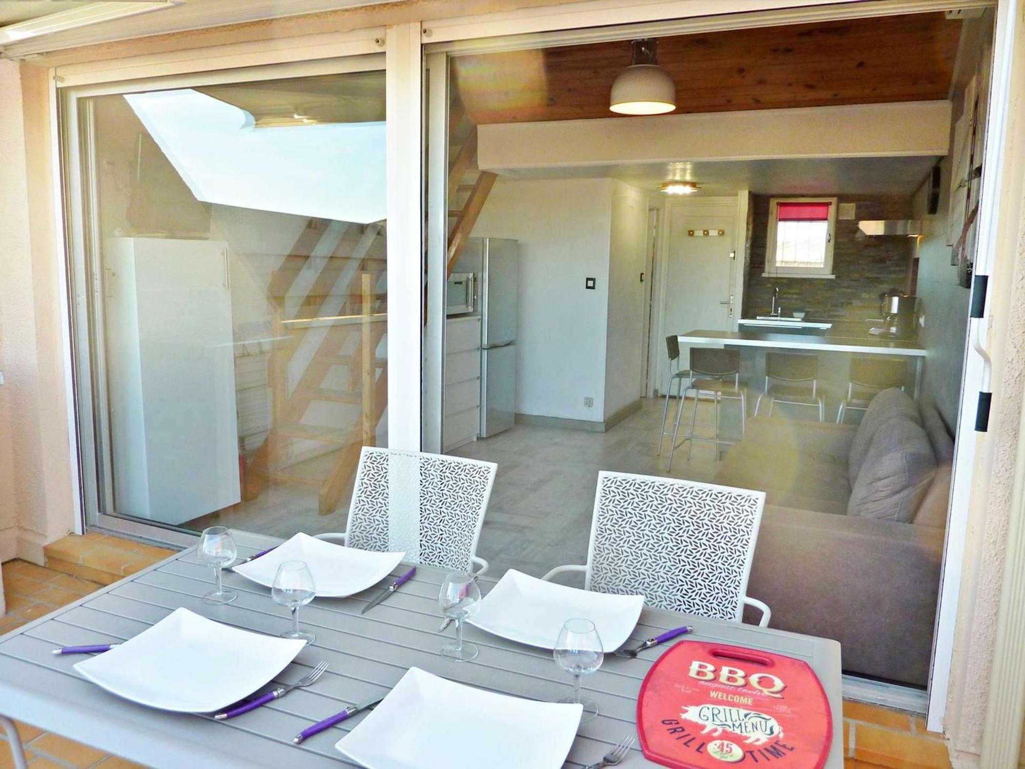 Апартаменти Duplex Renove Avec Clim, Terrasse Et Parking A Marseillan - Fr-1-387-162 Екстер'єр фото
