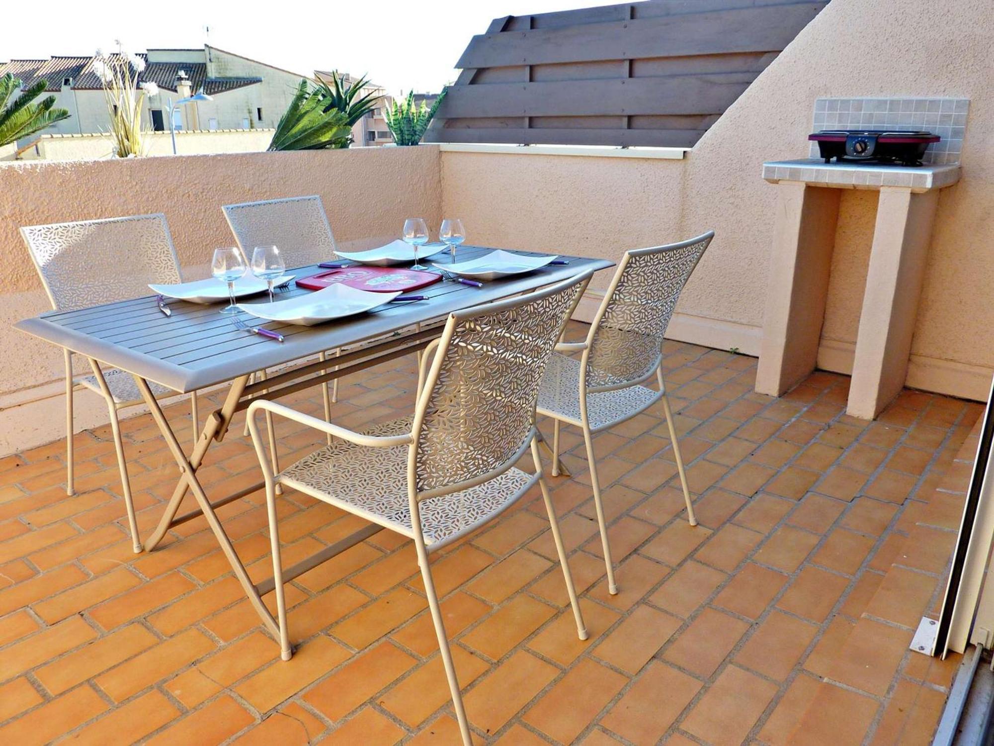 Апартаменти Duplex Renove Avec Clim, Terrasse Et Parking A Marseillan - Fr-1-387-162 Екстер'єр фото